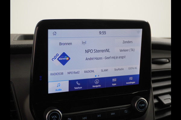 Ford Transit Custom 280 2.0TDCI 130PK L1H1 3-Persoons Apple Carplay Android Auto Airco Trekhaak Camera Cruise Control Pdc Voorruitverwarming Trend Regen-Lichtsensor Betonplex Vloer Wandbetimmering Schuifdeur Euro 6 385NM Koppel Zeer Compleet!