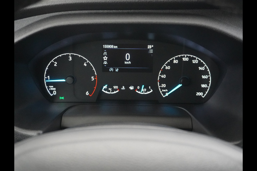 Ford Transit Custom 280 2.0TDCI 130PK L1H1 3-Persoons Apple Carplay Android Auto Airco Trekhaak Camera Cruise Control Pdc Voorruitverwarming Trend Regen-Lichtsensor Betonplex Vloer Wandbetimmering Schuifdeur Euro 6 385NM Koppel Zeer Compleet!