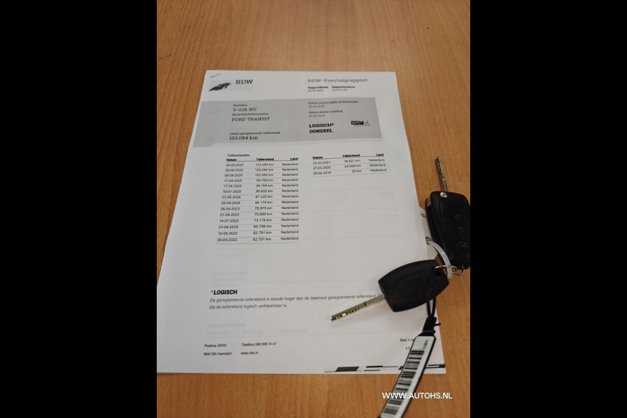 Ford Transit 350 2.0 TDCI L2H2 Trend , 1e Eig , Ex overheid , Euro 6 , Airco, Camera , cruise , in pracht staat.