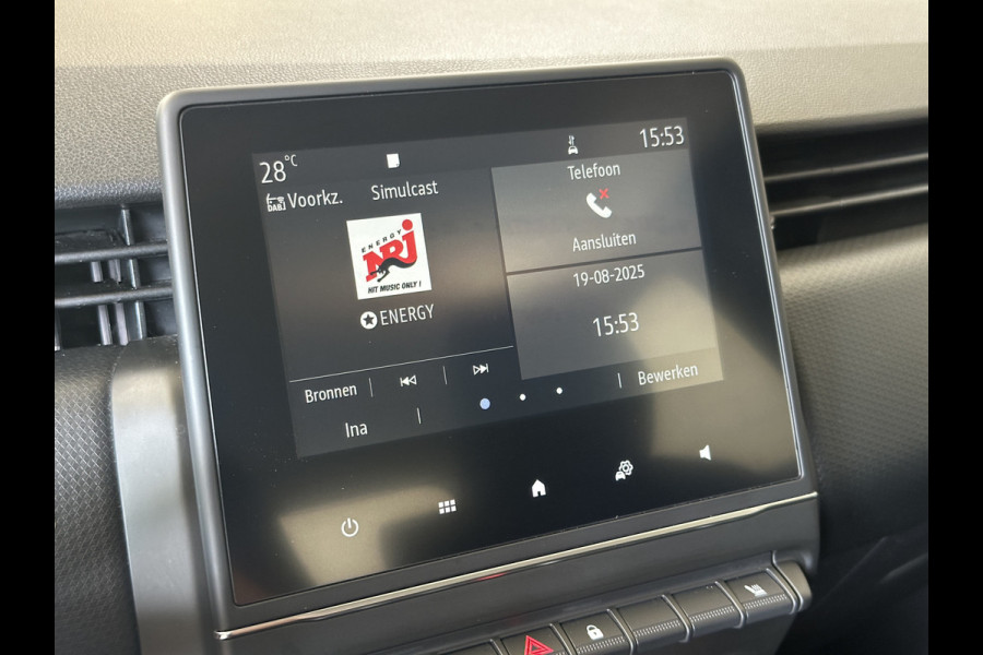 Renault Clio 1.0 TCe 100 pk AUT | Navi Carplay | 15" | Airco | PDC | Cruise control | Stoelverwarming | Keurig nette Clio Automaat!