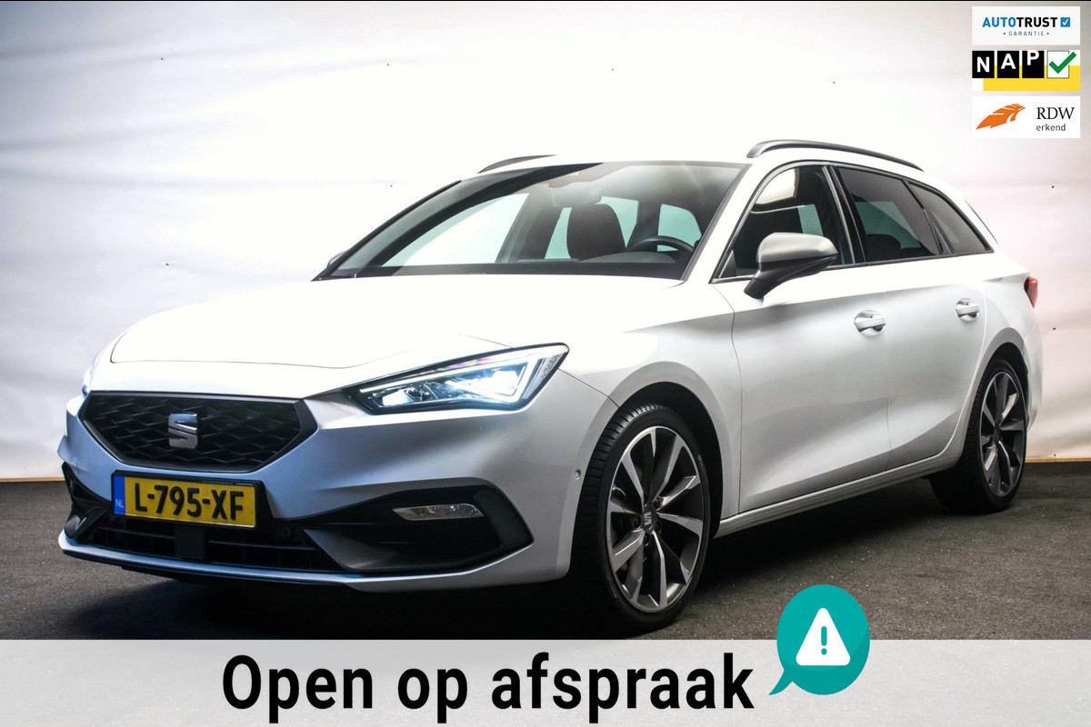 Seat Leon Sportstourer 1.0 eTSI FR Business Intense Automaat [ Full LED Virtual Trekhaak Carplay Sfeerverlichting Camera ]