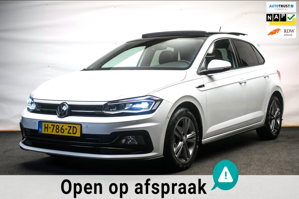 Volkswagen Polo 1.0 TSI 3X R LINE FULL OPTION!!! ORG NL [ Pano Virtual Beats Velours Keyless Stoelverwarming Camera Full LED ]