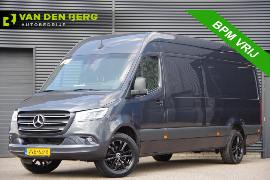 Mercedes-Benz Sprinter 319 3.0 CDI V6 L3H2 AUT. LED,LEDER, 3.5T TREKHAAK, CRUISE, MBUX, CAMERA, STANDKACHEL, CLIMA, APPLE CARPLAY/ANDROID AUTO, PARKEER