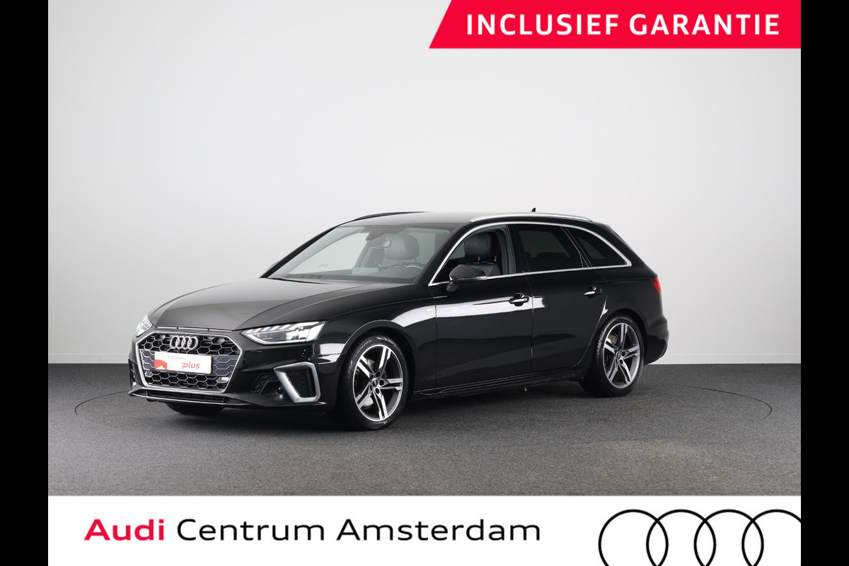 Audi A4 Avant 35 TFSI S-Line 150 pk Automaat (S-Tronic) | Verlengde garantie | Navigatie | Parkeersensoren achter | Autom. airco (3 zones) | S-Line Audi A4 Avant 35 TFSI S-Line 150 pk Automaat (S-Tronic) | Verlengde garantie | Navigatie | Parkeersensoren achter | Autom. airco (3 zones) | S-Line