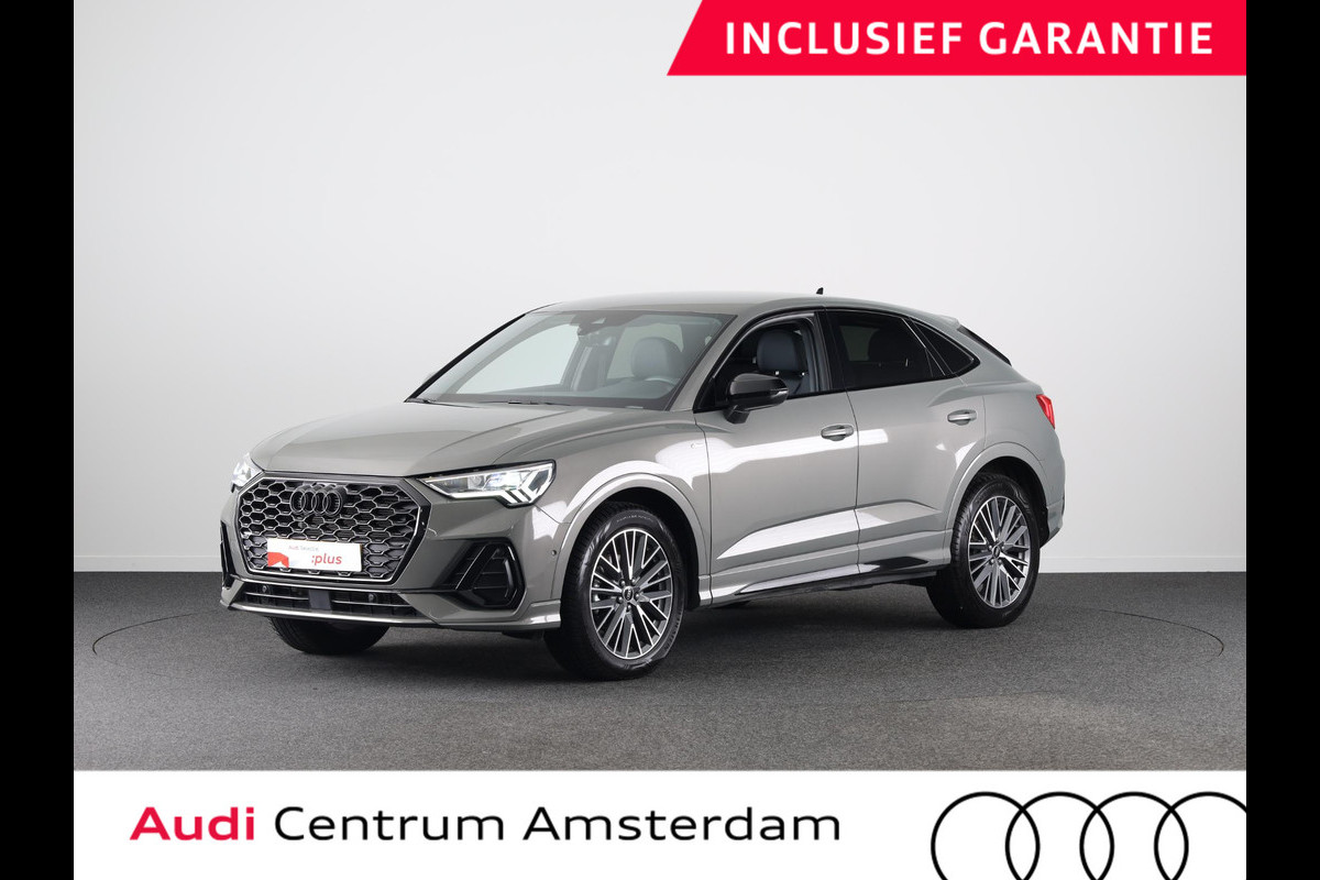 Audi Q3 Sportback 35 TFSI S Edition Competition 150 pk S-tronic | Private lease € 911,- | Navigatie | Parkeersensoren (Park assist) | Achteruitrijcamera | Lichtmetalen velgen 19" | S-Line |
