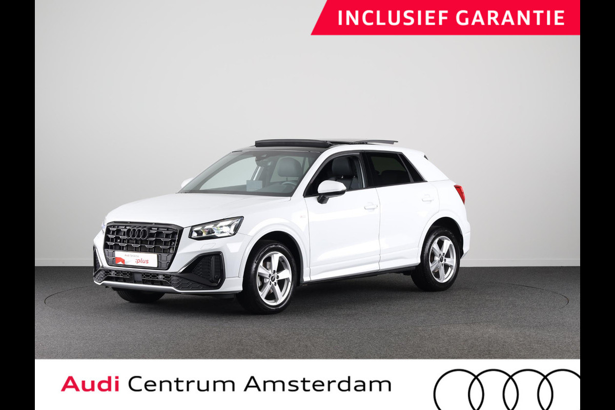 Audi Q2 35 TFSI S Edition 150 pk S-tronic | Private lease vanaf € 673,- pm | Navigatie | Panoramadak | Parkeersensoren achter | Adaptieve cruise control | S-Line |