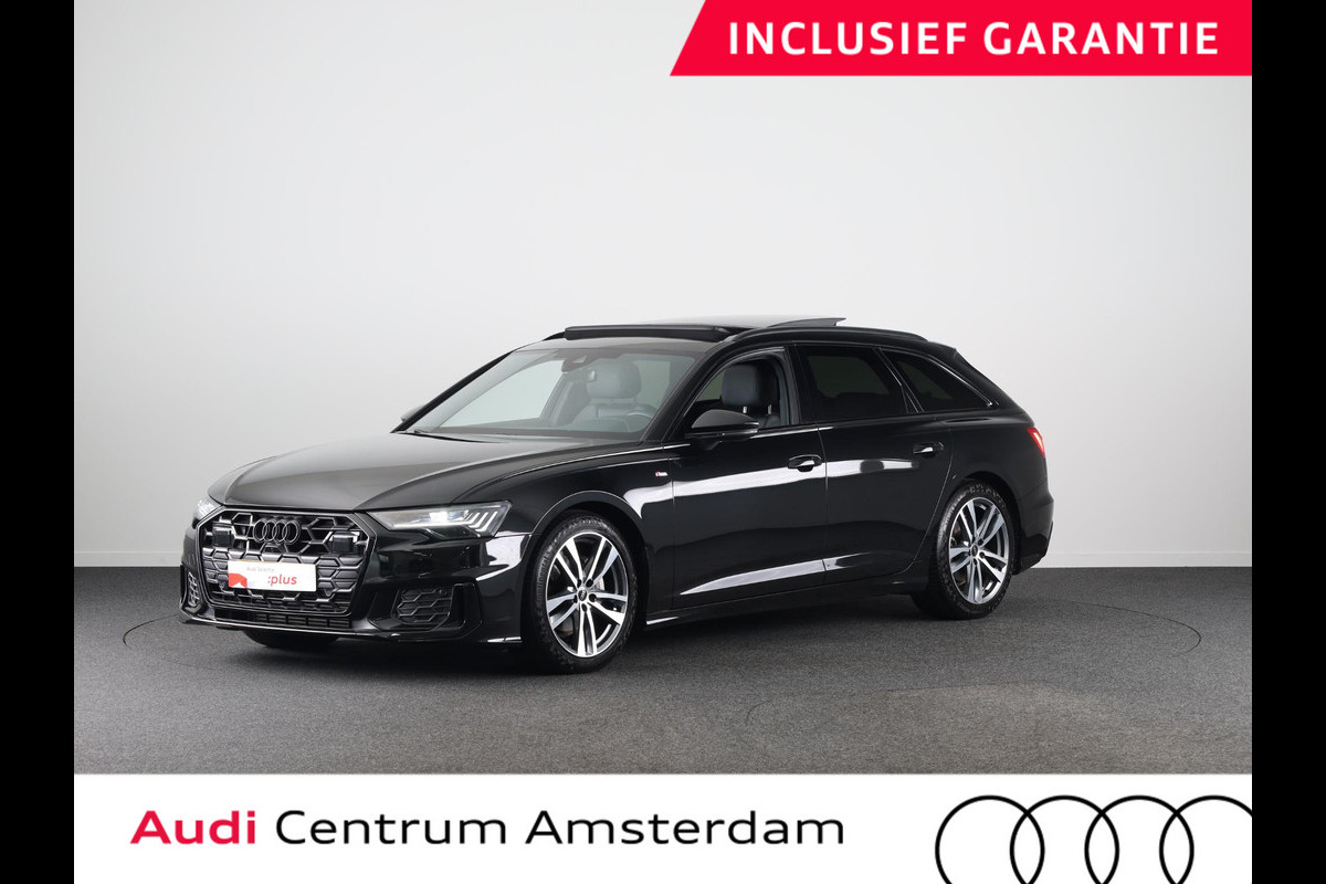 Audi A6 Avant 40 TFSI S edition Competition 204 pk S-tronic | Verlengde garantie | Navigatie | Panoramadak | Parkeersensoren | Achteruitrijcamera | Stoelverwarming | S-Line |
