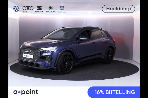 Audi Q4 e-tron 40 S edition 77 kWh 20'LM-velgen|Camera| stoelen verwarmd|  Int.voorverwarming|