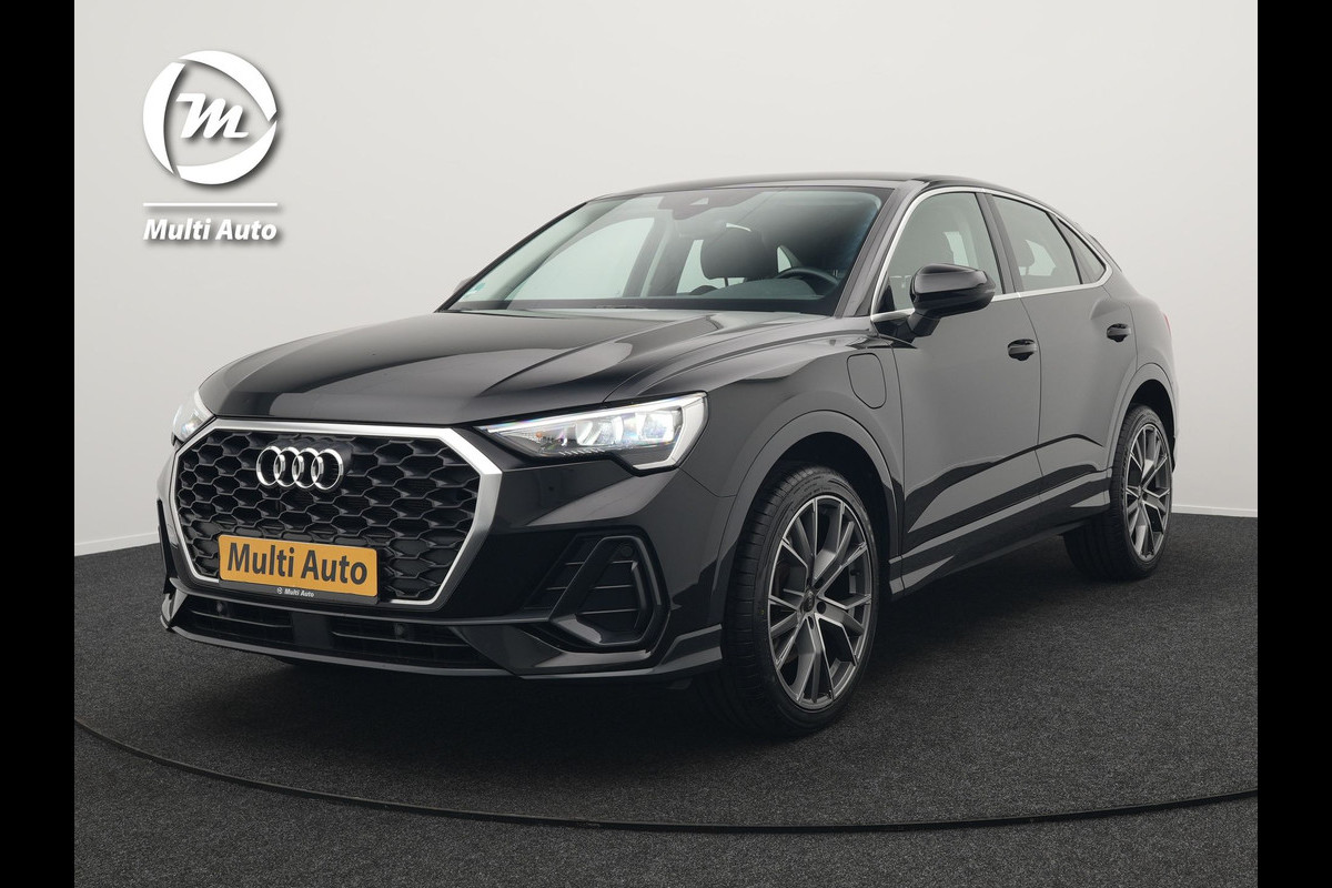Audi Q3 Sportback 45 TFSI e S Line Plug In Hybrid 245pk Dealer O.H PHEV | Adaptive Cruise | Alcantara Sportstoelen Verwarmd | Bluetooth | Lane Assist | Blis | Sfeerverlichting | Navigatie | Virtual | DAB | 20"LM | Audi Q3 Sportback 45 TFSI e S Line Plug In Hybrid 245pk Dealer O.H PHEV | Adaptive Cruise | Alcantara Sportstoelen Verwarmd | Bluetooth | Lane Assist | Blis | Sfeerverlichting | Navigatie | Virtual | DAB | 20"LM |