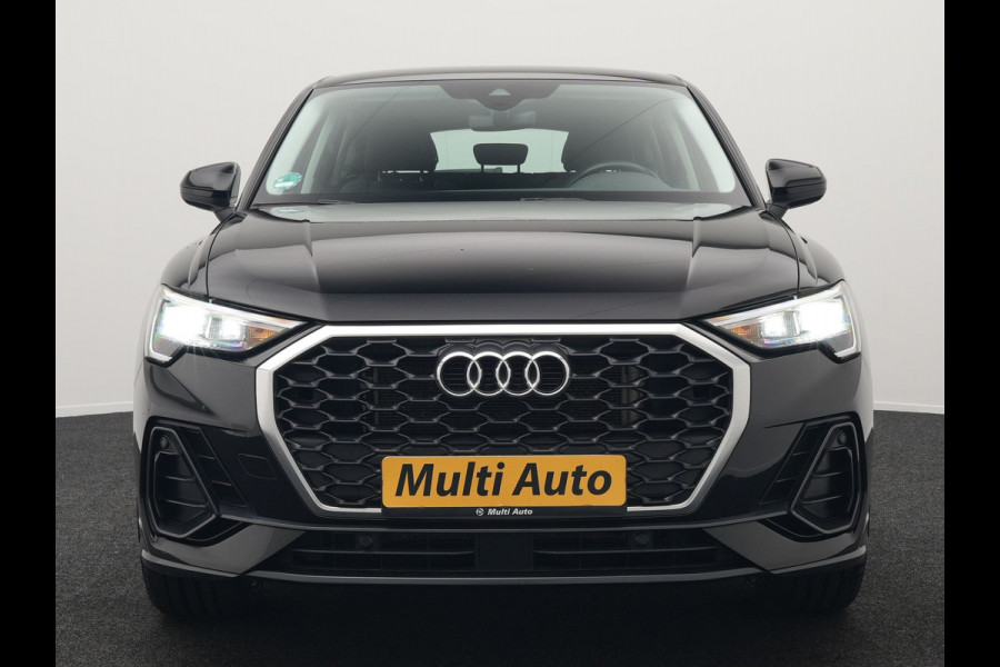 Audi Q3 Sportback 45 TFSI e S Line Plug In Hybrid 245pk Dealer O.H PHEV | Adaptive Cruise | Alcantara Sportstoelen Verwarmd | Bluetooth | Lane Assist | Blis | Sfeerverlichting | Navigatie | Virtual | DAB | 20"LM |
