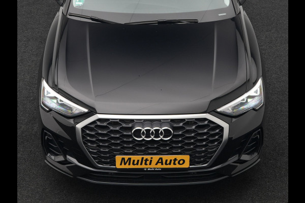 Audi Q3 Sportback 45 TFSI e S Line Plug In Hybrid 245pk Dealer O.H PHEV | Adaptive Cruise | Alcantara Sportstoelen Verwarmd | Bluetooth | Lane Assist | Blis | Sfeerverlichting | Navigatie | Virtual | DAB | 20"LM |