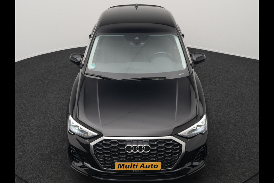 Audi Q3 Sportback 45 TFSI e S Line Plug In Hybrid 245pk Dealer O.H PHEV | Adaptive Cruise | Alcantara Sportstoelen Verwarmd | Bluetooth | Lane Assist | Blis | Sfeerverlichting | Navigatie | Virtual | DAB | 20"LM |