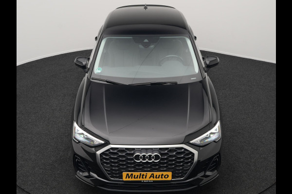 Audi Q3 Sportback 45 TFSI e S Line Plug In Hybrid 245pk Dealer O.H PHEV | Adaptive Cruise | Alcantara Sportstoelen Verwarmd | Bluetooth | Lane Assist | Blis | Sfeerverlichting | Navigatie | Virtual | DAB | 20"LM |