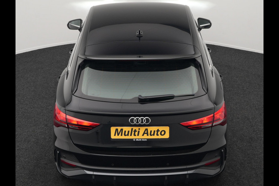 Audi Q3 Sportback 45 TFSI e S Line Plug In Hybrid 245pk Dealer O.H PHEV | Adaptive Cruise | Alcantara Sportstoelen Verwarmd | Bluetooth | Lane Assist | Blis | Sfeerverlichting | Navigatie | Virtual | DAB | 20"LM |
