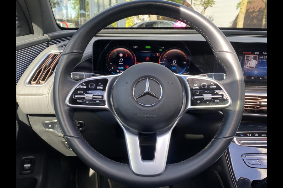 Mercedes-Benz EQC 400 4MATIC Business Solution AMG 80 kWh VAN: 42.900,- VOOR: 40.877,- UW HERFSTVOORDEEL: 2.023,- Adaptieve Cruise Control | 360 Camera | Stoelverkoeling + Verwarming | Trekhaak | Elektrische Stoelen met Geheugen | Unieke Km-stand | Schuifdak | Rijklaar Geleverd met 12 Maanden BOVAG Garantie!