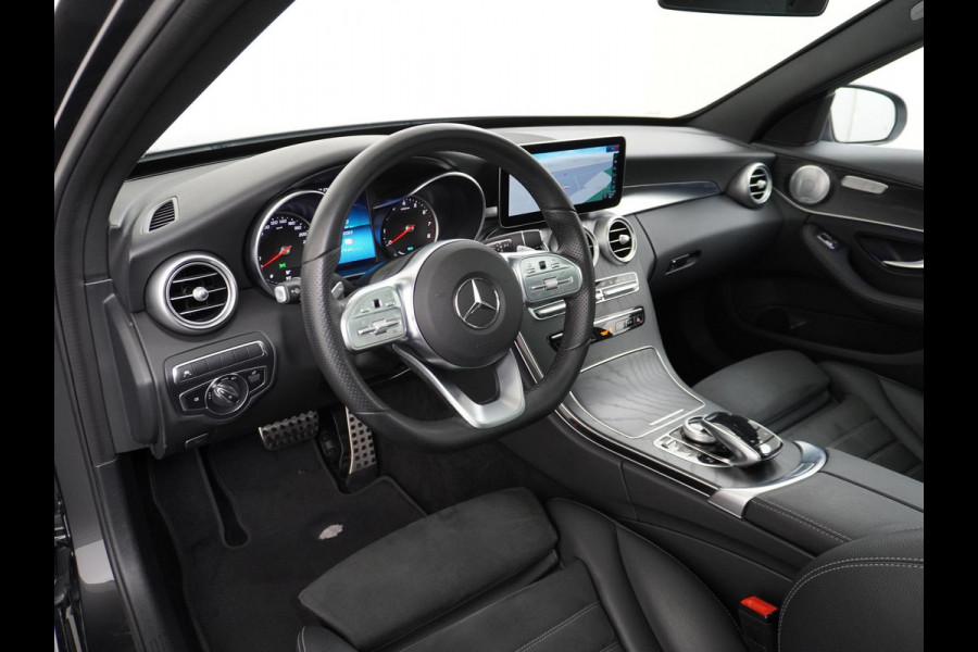 Mercedes-Benz C-Klasse Estate 300 e Advantage Pack AMG PHEV PLUG-IN HYBRIDE | ADAPTIEVE CRUISE CONTROL | BURMESTER AUDIO | PANORAMADAK | LEDER/ALCANTARA | FULL OPTIONS | RIJKLAAR MET 12 MAANDEN BOVAG GARANTIE