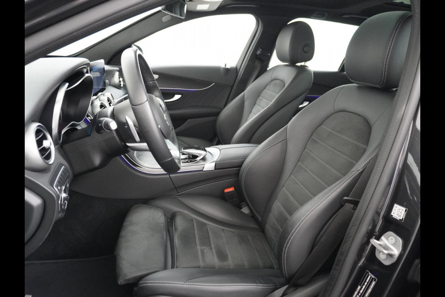 Mercedes-Benz C-Klasse Estate 300 e Advantage Pack AMG PHEV PLUG-IN HYBRIDE | ADAPTIEVE CRUISE CONTROL | BURMESTER AUDIO | PANORAMADAK | LEDER/ALCANTARA | FULL OPTIONS | RIJKLAAR MET 12 MAANDEN BOVAG GARANTIE