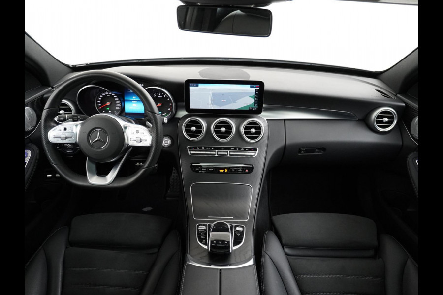 Mercedes-Benz C-Klasse Estate 300 e Advantage Pack AMG PHEV PLUG-IN HYBRIDE | ADAPTIEVE CRUISE CONTROL | BURMESTER AUDIO | PANORAMADAK | LEDER/ALCANTARA | FULL OPTIONS | RIJKLAAR MET 12 MAANDEN BOVAG GARANTIE