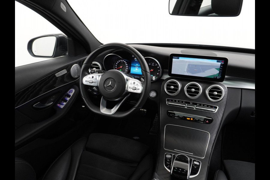Mercedes-Benz C-Klasse Estate 300 e Advantage Pack AMG PHEV PLUG-IN HYBRIDE | ADAPTIEVE CRUISE CONTROL | BURMESTER AUDIO | PANORAMADAK | LEDER/ALCANTARA | FULL OPTIONS | RIJKLAAR MET 12 MAANDEN BOVAG GARANTIE