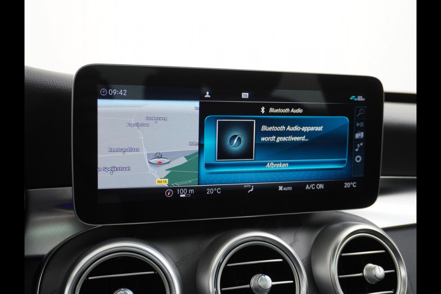 Mercedes-Benz C-Klasse Estate 300 e Advantage Pack AMG PHEV PLUG-IN HYBRIDE | ADAPTIEVE CRUISE CONTROL | BURMESTER AUDIO | PANORAMADAK | LEDER/ALCANTARA | FULL OPTIONS | RIJKLAAR MET 12 MAANDEN BOVAG GARANTIE
