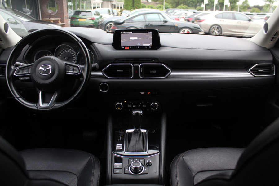 Mazda CX-5 2.0 SkyActiv-G 165 Style Selected / Trekhaak / 360Camera / Head-up / Leder / Keyless / 19'' / Navigatie / Bose / Dodehoek / Stuur+Stoelverwarming / Cruise Control