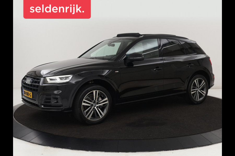 Audi Q5 2.0 TFSI quattro S Line | Panoramadak | Stoelverwarming | Adaptive cruise | Trekhaak | Virtual Cockpit | Carplay | Keyless | 20'' | Half leder | Navigatie | Full LED | Parkeerhulp