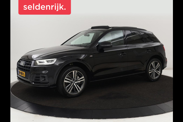 Audi Q5 2.0 TFSI quattro S Line | Panoramadak | Stoelverwarming | Adaptive cruise | Trekhaak | Virtual Cockpit | Carplay | Keyless | 20'' | Half leder | Navigatie | Full LED | Parkeerhulp