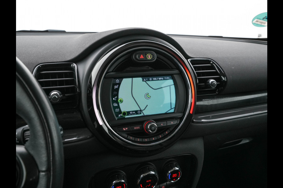 MINI Clubman 1.5 Cooper Chili (INCL-BTW) Aut. *LEATHER-MICROFIBRE | FULL-LED | KEYLESS | NAVI-FULLMAP | SPORT-SEATS | ECC | PDC | CRUISE | 18''ALU*
