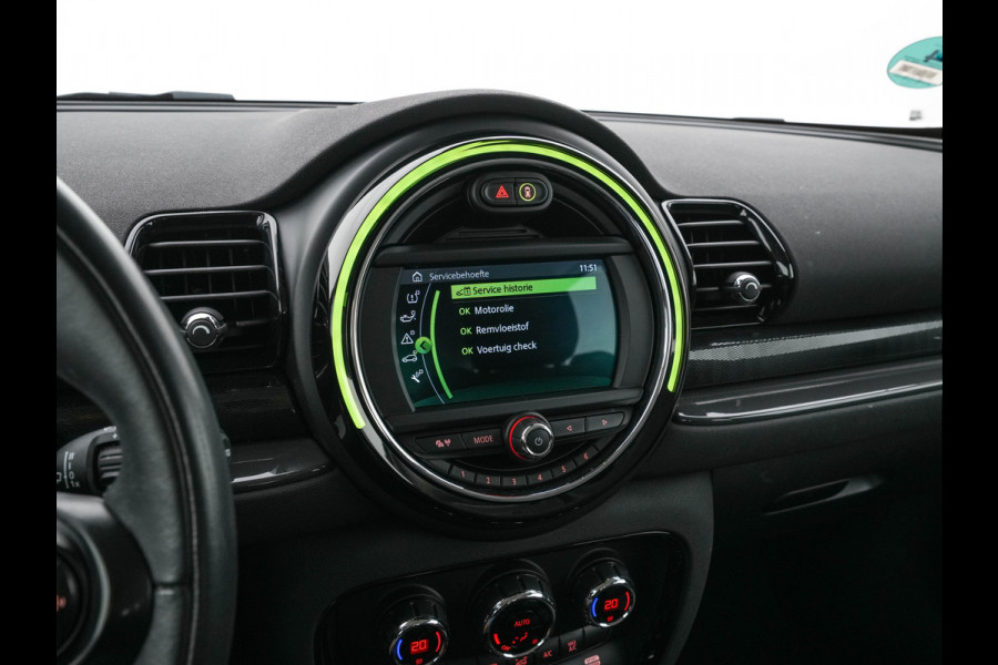 MINI Clubman 1.5 Cooper Chili (INCL-BTW) Aut. *LEATHER-MICROFIBRE | FULL-LED | KEYLESS | NAVI-FULLMAP | SPORT-SEATS | ECC | PDC | CRUISE | 18''ALU*