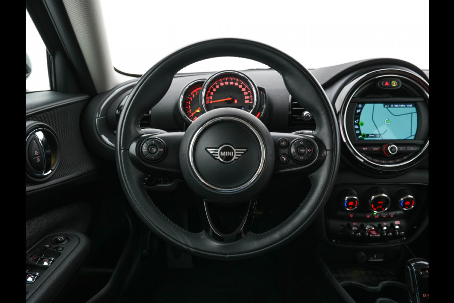 MINI Clubman 1.5 Cooper Chili (INCL-BTW) Aut. *LEATHER-MICROFIBRE | FULL-LED | KEYLESS | NAVI-FULLMAP | SPORT-SEATS | ECC | PDC | CRUISE | 18''ALU*