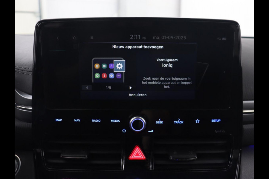 Hyundai IONIQ 1.6 GDI Hybrid Premium | Schuifdak | Stoelventilatie | Leder | Adaptive cruise | Infinity Sound | Camera | Carplay | Memory | Navigatie | Stoel & stuurverwarming
