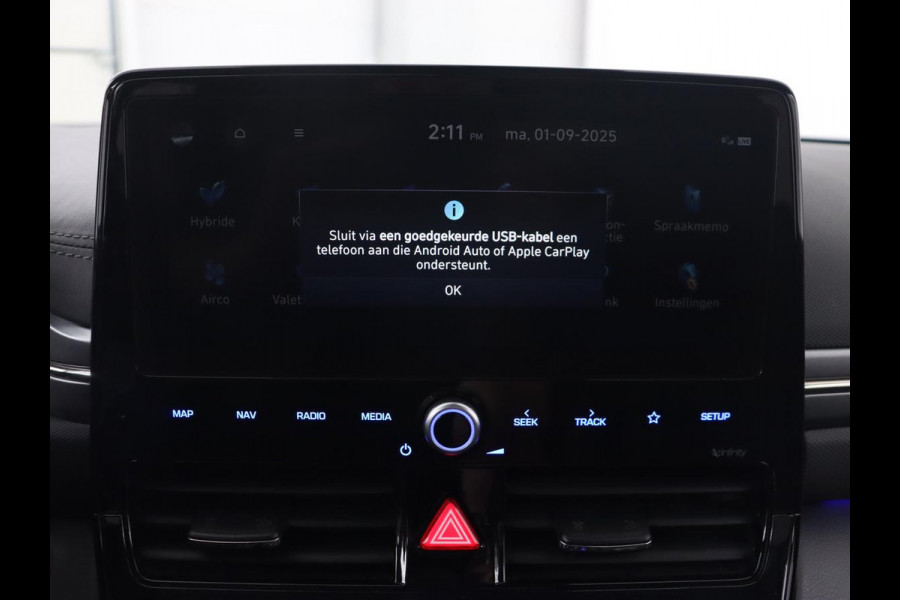 Hyundai IONIQ 1.6 GDI Hybrid Premium | Schuifdak | Stoelventilatie | Leder | Adaptive cruise | Infinity Sound | Camera | Carplay | Memory | Navigatie | Stoel & stuurverwarming