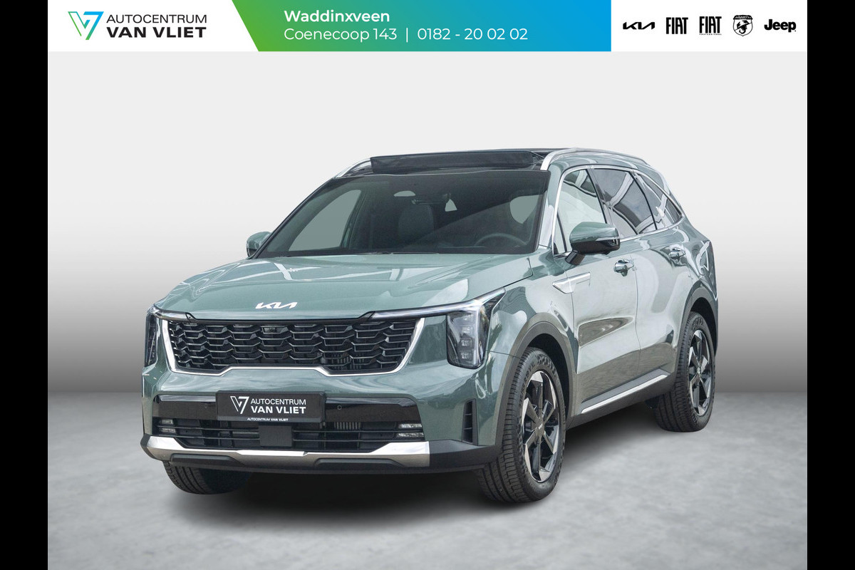 Kia Sorento 1.6 T-GDi Plug-in Hybrid 4WD ExecutiveLine 7p. | Uit voorraad leverbaar | Full Option | City Scape Green