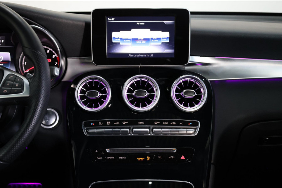 Mercedes-Benz GLC Coupé 250 4MATIC AMG Line LED/SFEER/PANORAMADAK/LEER+S.VERWARMING/KEYLES/22"/CAM/ACC/ECC/12 MDN GARANTIE!