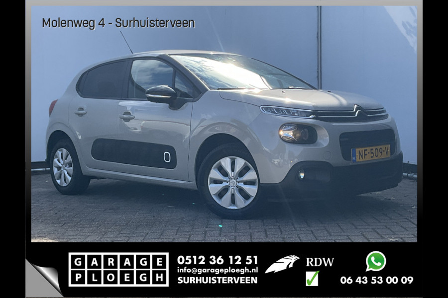 Citroën C3 1.2 PureTech Feel 105g Nav/Cruise PDC Clima NL-Auto Voll.Onderhouden!