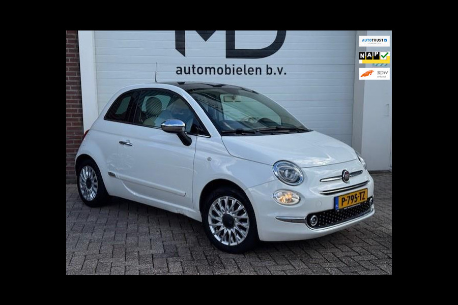 Fiat 500 1.2 Lounge - Cruise control - Panorama dak -