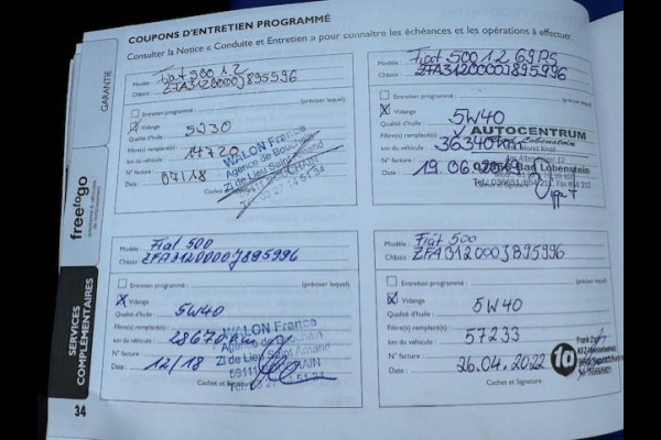 Fiat 500 1.2 Lounge - Cruise control - Panorama dak -