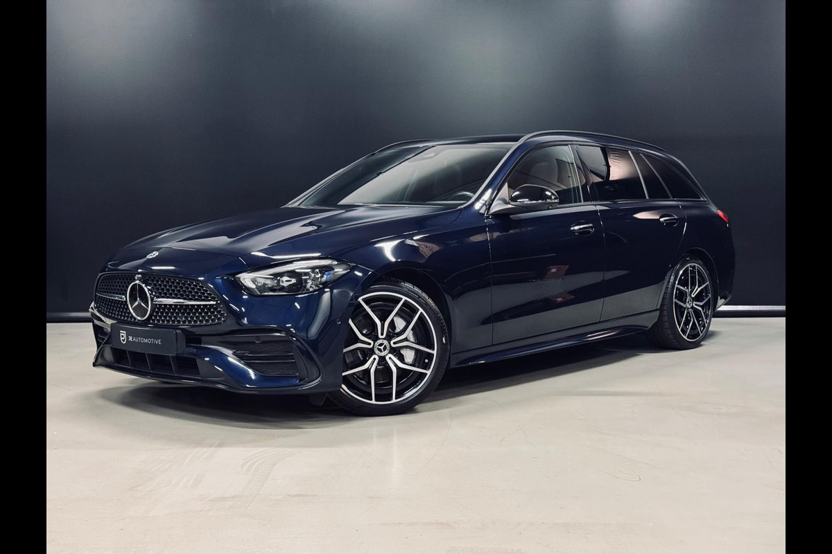 Mercedes-Benz C-Klasse Estate 200 AMG Line, Night Pakket, Pano, 360 Cam, Hud, Apple Carplay, Ambiënte Light, Digi Light, Onderhoud
