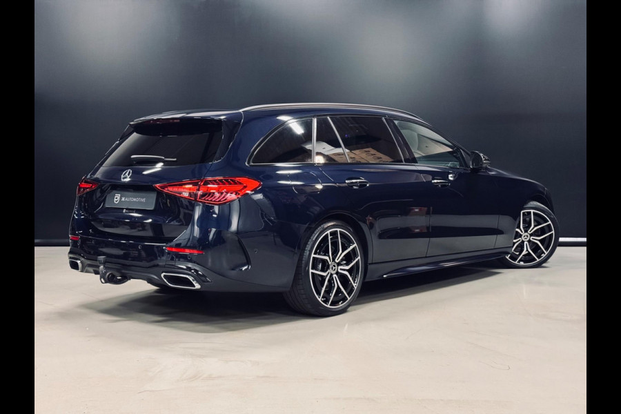 Mercedes-Benz C-Klasse Estate 200 AMG Line, Night Pakket, Pano, 360 Cam, Hud, Apple Carplay, Ambiënte Light, Digi Light, Onderhoud