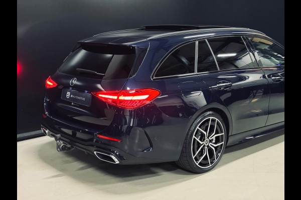 Mercedes-Benz C-Klasse Estate 200 AMG Line, Night Pakket, Pano, 360 Cam, Hud, Apple Carplay, Ambiënte Light, Digi Light, Onderhoud
