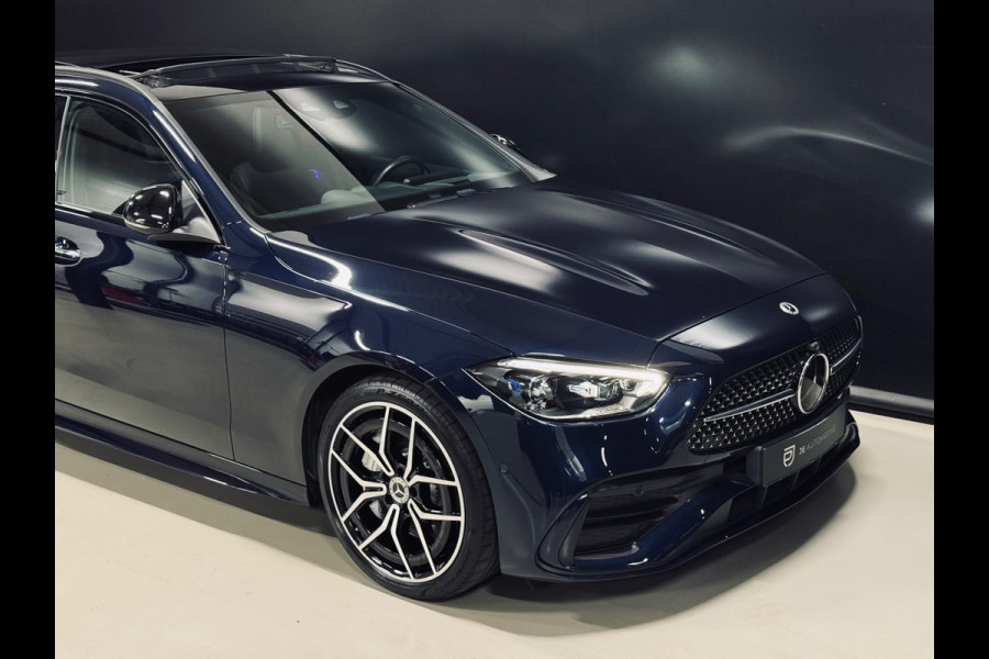Mercedes-Benz C-Klasse Estate 200 AMG Line, Night Pakket, Pano, 360 Cam, Hud, Apple Carplay, Ambiënte Light, Digi Light, Onderhoud