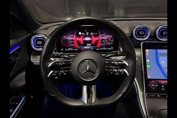 Mercedes-Benz C-Klasse Estate 200 AMG Line, Night Pakket, Pano, 360 Cam, Hud, Apple Carplay, Ambiënte Light, Digi Light, Onderhoud