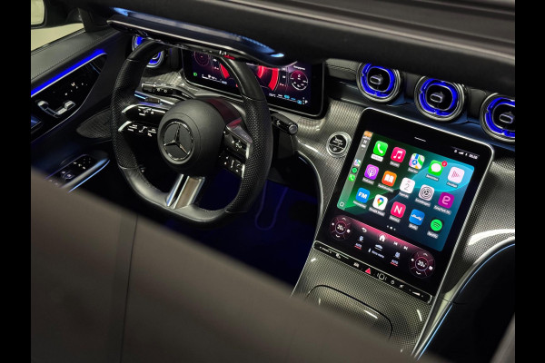 Mercedes-Benz C-Klasse Estate 200 AMG Line, Night Pakket, Pano, 360 Cam, Hud, Apple Carplay, Ambiënte Light, Digi Light, Onderhoud