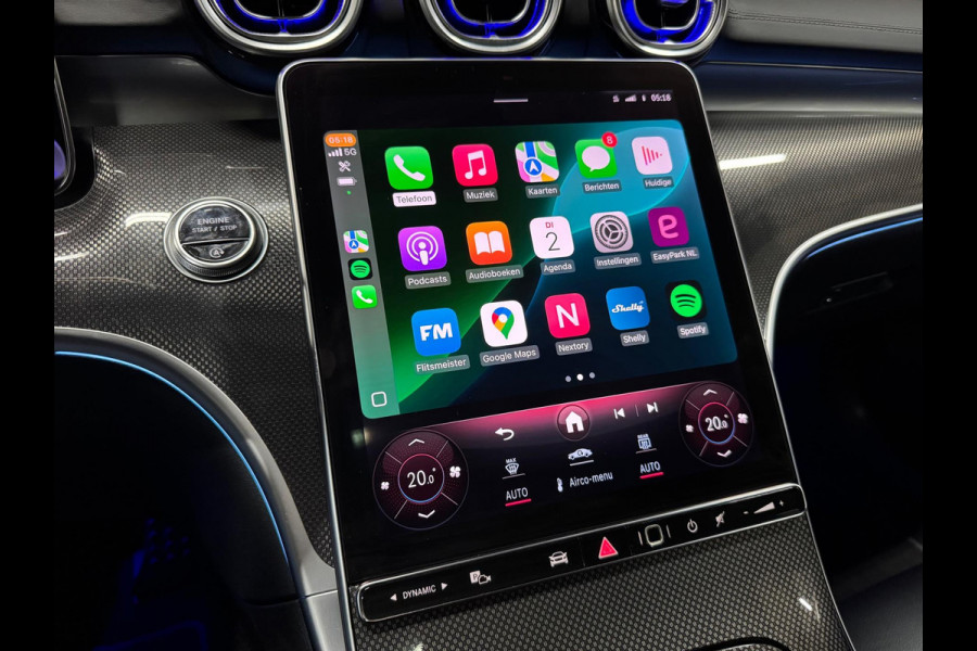 Mercedes-Benz C-Klasse Estate 200 AMG Line, Night Pakket, Pano, 360 Cam, Hud, Apple Carplay, Ambiënte Light, Digi Light, Onderhoud