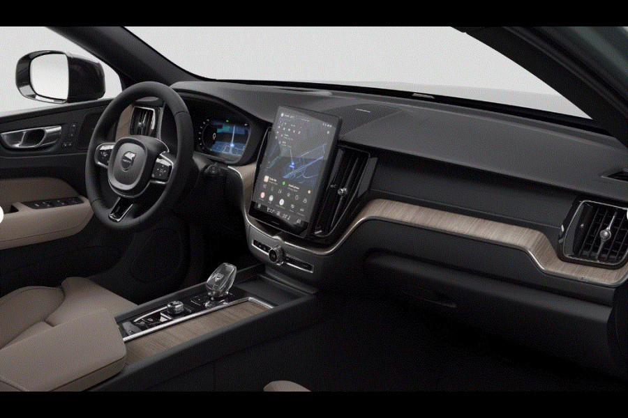 Volvo XC60 T6 350PK AWD Ultra Dark / Luchtvering / 360 Camera / Head Up Display / Panorama Dak / 21'' LM Velgen /