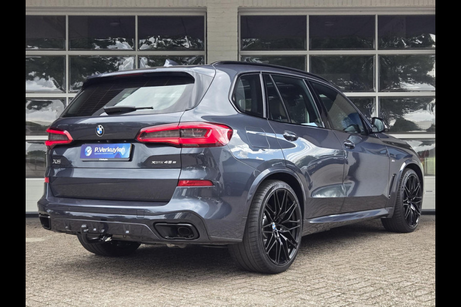 BMW X5 XDRIVE45E M SPORT | DRIVING PROFF. | PANORAMA | 360 CAMERA | SPORTSTOELEN | LASER | TREKHAAK |