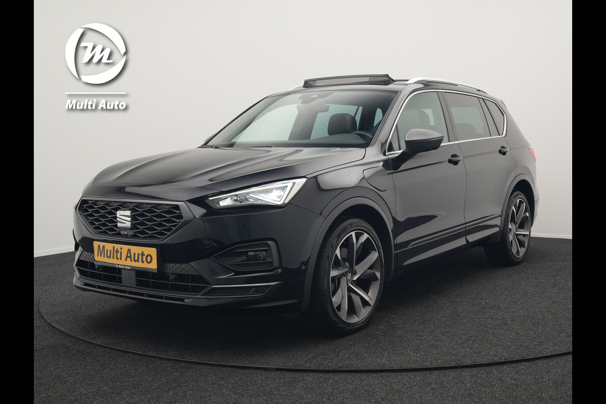 Seat Tarraco 1.4 TSI e-Hybrid FR Plug In Hybrid 245pk Dealer O.H PHEV | Panodak | Adaptive Cruise | 360 Camera | Lederen Sportstoelen Memory & Verwarmd | Apple Carplay | Keyless | Stuur & Achterbank Verwarmd | Blis | Navigatie | Virtual | DAB | Seat Tarraco 1.4 TSI e-Hybrid FR Plug In Hybrid 245pk Dealer O.H PHEV | Panodak | Adaptive Cruise | 360 Camera | Lederen Sportstoelen Memory & Verwarmd | Apple Carplay | Keyless | Stuur & Achterbank Verwarmd | Blis | Navigatie | Virtual | DAB |