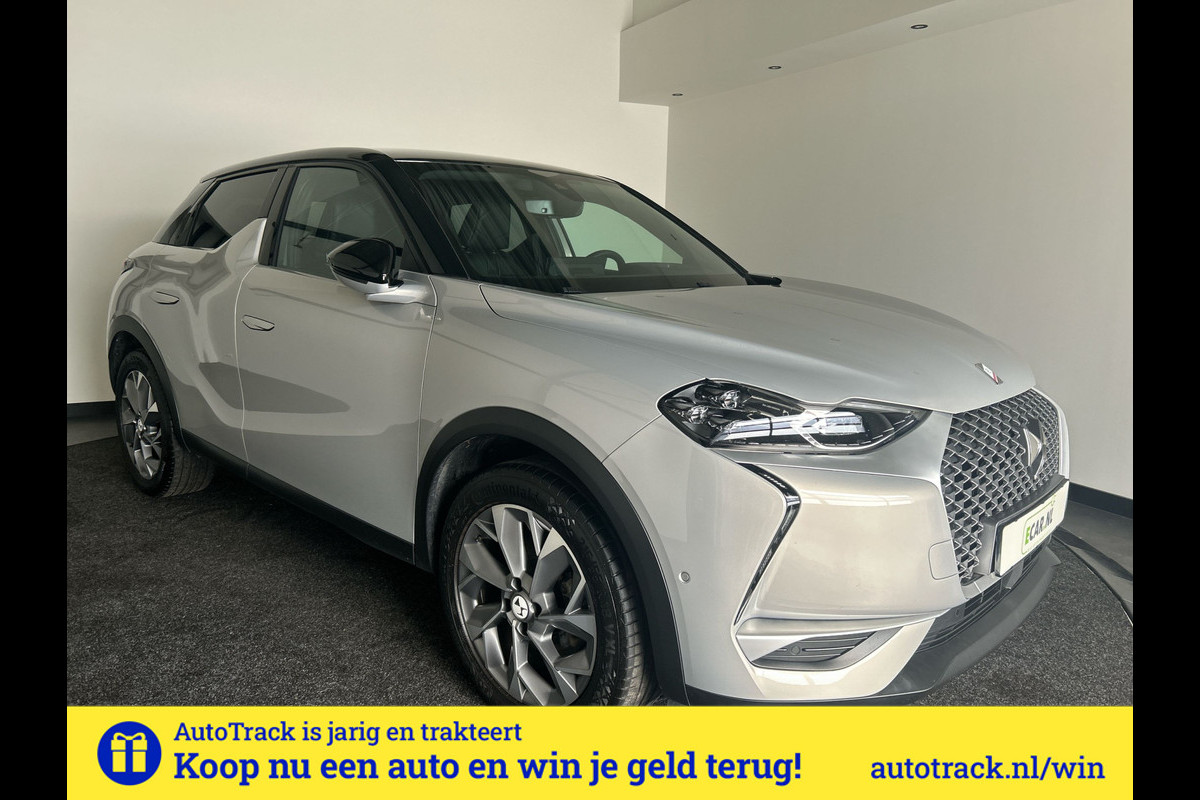 DS DS 3 Crossback E-Tense So Chic 50 kWh | Lederen Bekleding | Head Up Display | Zwart dak | Wordt verwacht