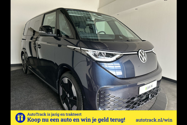 Volkswagen ID. Buzz Pro 86 kWh Lang 7persoons | Warmtepomp | Verwarmbaar stuurwiel | Apple carplay & Android auto! | Soh (batterijcheck) 100 %