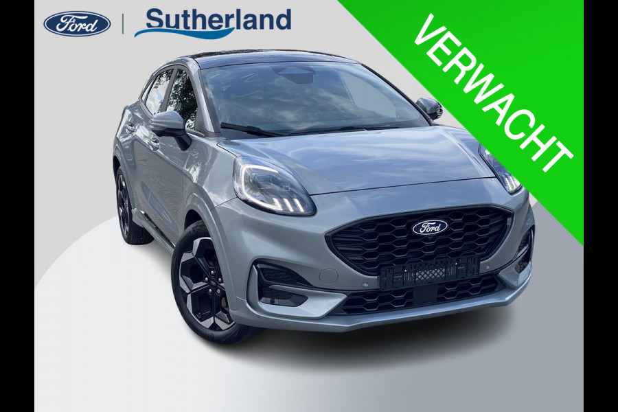 Ford Puma 1.0 EcoBoost Hybrid ST-Line X 155pk Automaat | Panoramadak | Afneembare trekhaak | Winter Pack | Adaptive cruise control | 360 graden camera | Bang&Olufsen | Elektrsiche achterklep | Matrix LED